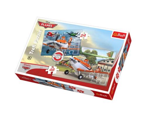 Puzzle 24 Pièces : 2 Puzzles En 1 : Planes, Trefl