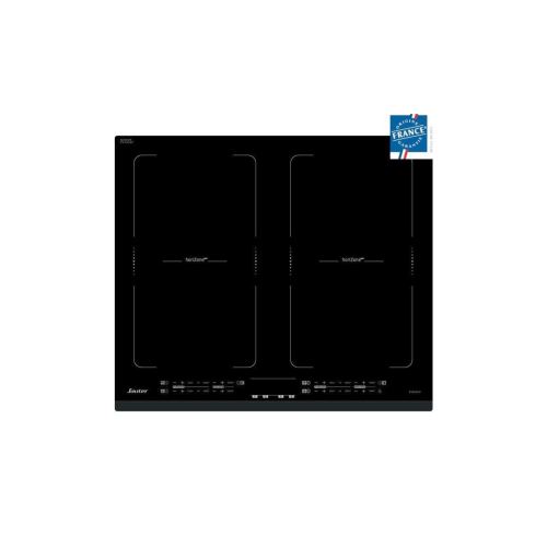Sauter horiZonetech SPI4764B - Table de cuisson à induction - 4 plaques de cuisson - Niche - largeur : 56 cm - profondeur : 49 cm - avec avant biseauté - noir