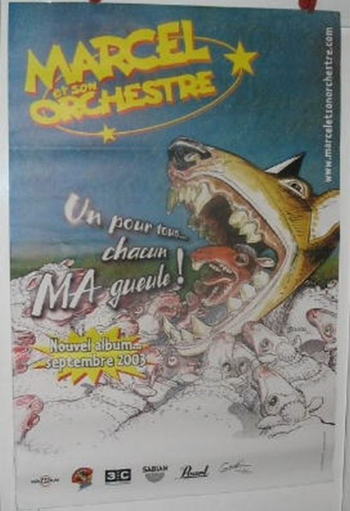 Marcel et son orchestre - 80x120 cm - AFFICHE / POSTER