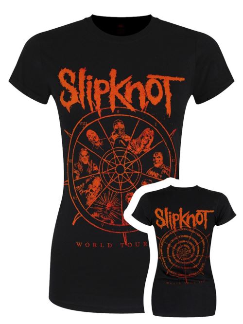 Slipknot T-Shirt The Wheel Femme Noir - Taille XL