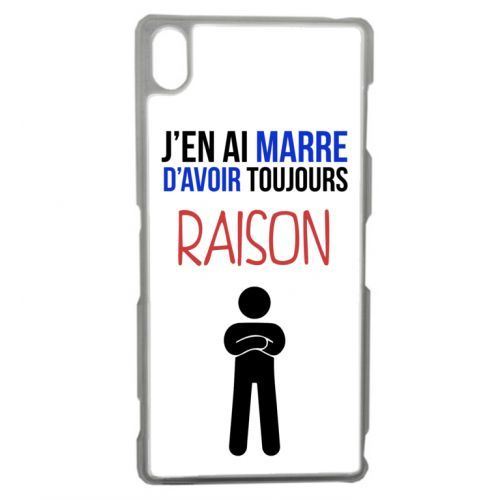 Coque transparente sony z3 j en ai marre d avoir toujours raison 3