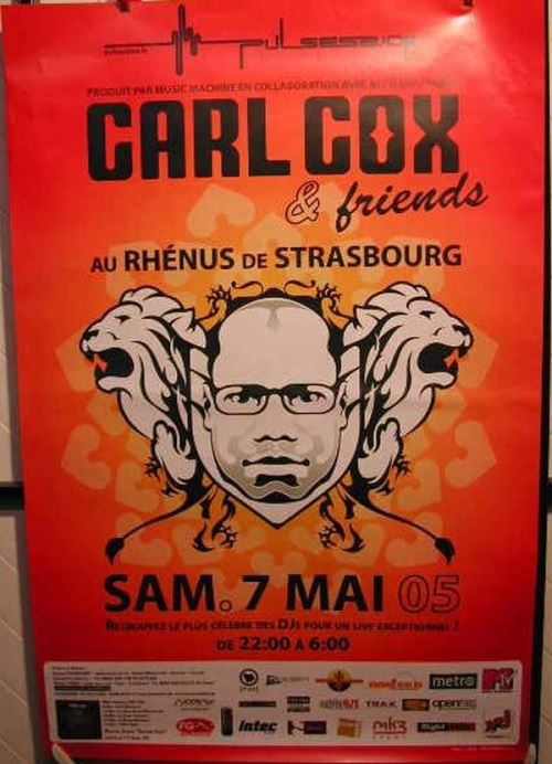 Carl Cox - 80x120 cm - AFFICHE / POSTER
