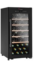 Climadiff CS41B1 - Cave à vin - pose libre - largeur : 40 cm - profondeur : 54 cm - hauteur : 85.5 cm - 96 litres - classe G - noir