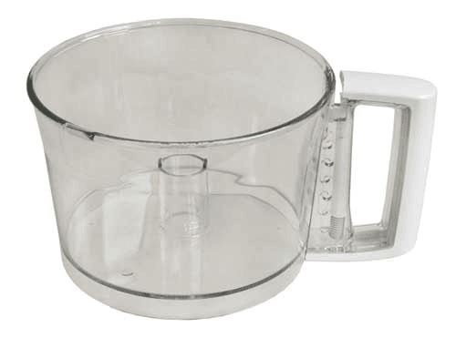 Cuve Bol Poignee Blanche pour Pieces Preparation Culinaire Petit Electromenager Magimix - 17415