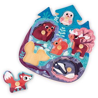 Puzzle Janod Happy Forest 6 pièces