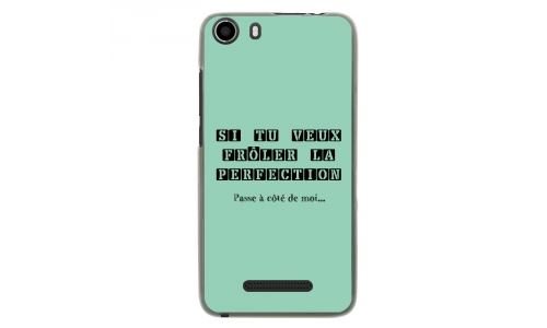 Coque souple pour Wiko Lenny 2 avec impression Motifs frôler la perfection turquoise