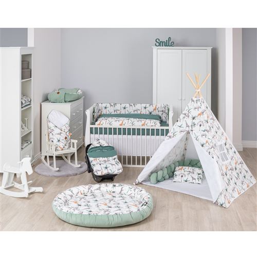 Cocon Bebe Matelasse Nid Reducteur De Lit Safari Gigoteuses Nids D Ange Achat Prix Fnac