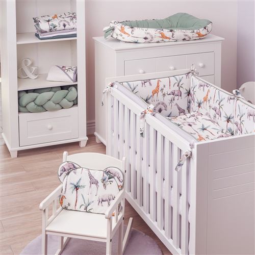 Cocon Bebe Matelasse Nid Reducteur De Lit Safari Gigoteuses Nids D Ange Achat Prix Fnac