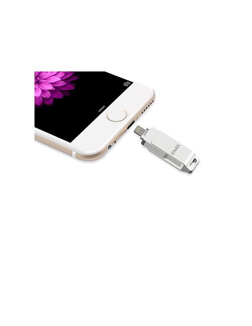 Clé USB iDiskk Certifiée MFi Clé USB 64GO 3.0 Clef USB pour iPhone iPad  Mémoire Stick avec Connecteur Lightning,USB Lighting Expansion De Stockage