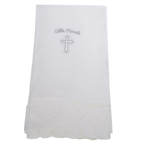Snuggle Baby - Châle LITTLE MIRACLE CHRISTENING - Bébé (Taille unique) (Blanc) - UTBABY1535