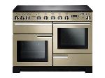 Falcon Professional Deluxe 110 - Cuisinière (four à deux étages) - pose libre - largeur : 110 cm - profondeur : 65 cm - hauteur : 90.5 cm - avec système auto-nettoyant - crème