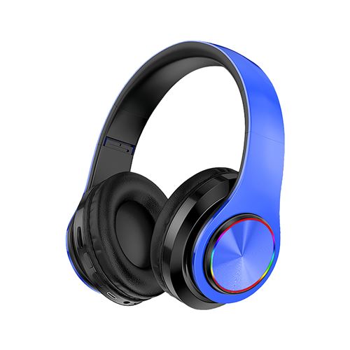 Non Communiqué Bleu Casque Sans Fil B39 Stéréo Portable - Image 1