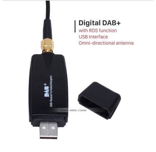 Récepteur radio DAB + DAB Radio Portable USB2.0 Voiture Numérique w / Antenne pour Android