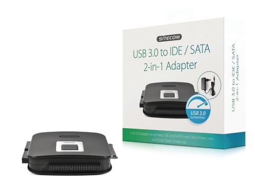 Adaptateur pour Disque Dur USB 3.0 Noir