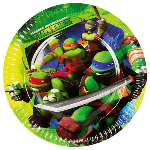 8 assiettes tortues ninja