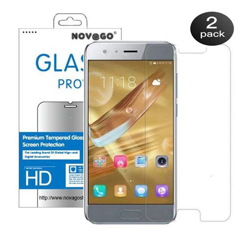 Huawei Honor 9 - Pack de 2 Films en Verre trempé Protection écran résistant Anti Explosion de l'écran (Films Plus Petits Que l'écran )