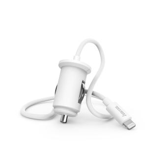 Chargeur pour voiture, Lightning, Power Delivery (PD), 18W, blanc - 1