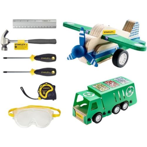 BSM - Kit 10 avec 6 outils + 2 véhicules