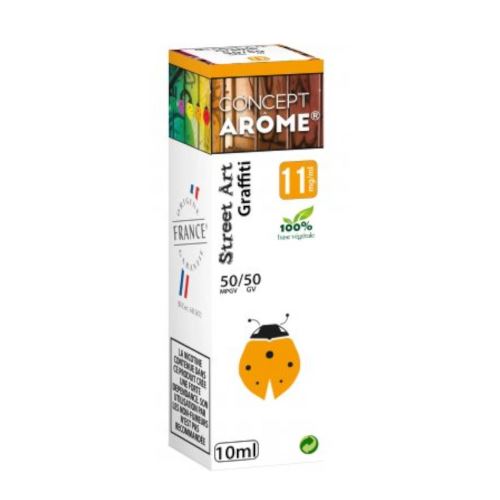 Conceptarôme - E-liquide Mixte Prenium – Graffiti 11 mg.