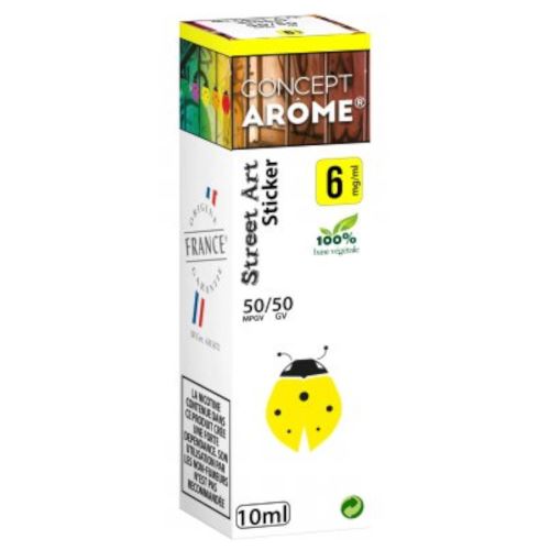 Conceptarôme - E-liquide Mixte Prenium – Sticker 6 mg.