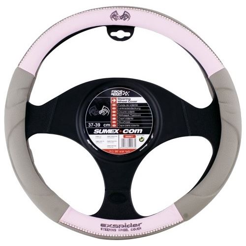Race Sport Couvre volant Exspider universel PVC rose 37-39 cm