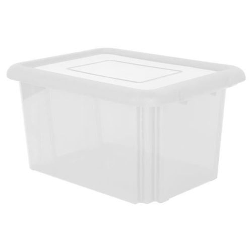 Bo&icirc;te de rangement EDA Funny box 55L transparent