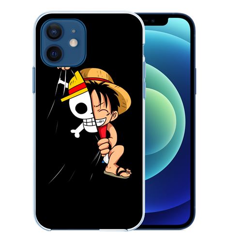 Coque pour iPhone 12 - One Piece Baby Luffy Drapeau