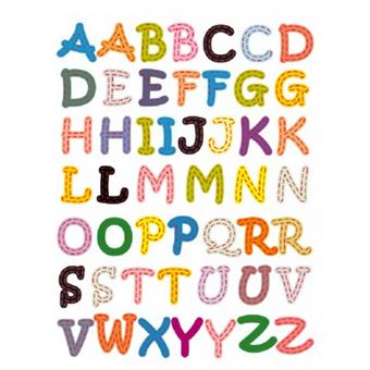 Monde Des Enfants Sticker Adhésif Mural Autocollant Les Lettres De
