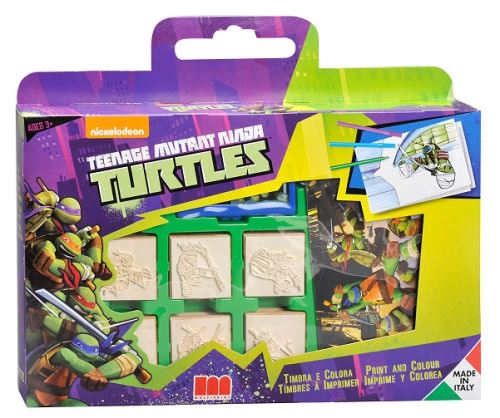 7 tampons à imprimer tortues ninja - multiprint