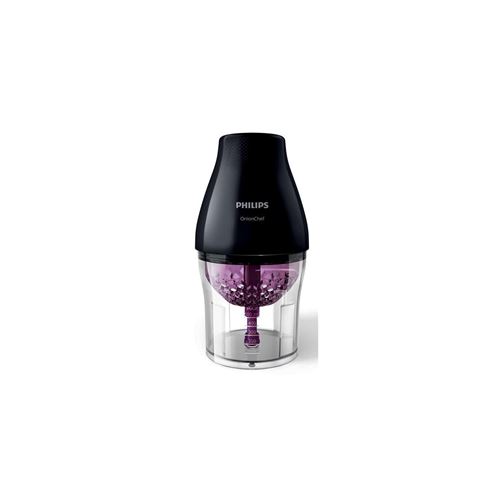 Philips hr2505/90 onion chef noir hachoir multifonctions 2 accessoires 2 vitesses