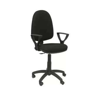 Lot de 1 chaise de bureau GENERIQUE H. 64 cm non pliable en polypropylene interieur noir - 1