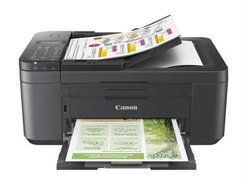 Canon Pixma Tr4755I - Imprimante Multifonctions - Couleur - Jet D'Encre - A4 (210 X 297 Mm), Legal (216 X 356 Mm) (Original) - A4/Legal (Support) - Jusqu'À 6.4 Ppm (Copie) - Jusqu'À 8.8 Ipm (Impression) - 100 Feuilles - 33.6 Kbits/S - Usb 2.0, Wi-Fi(N)