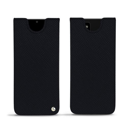 Pochette cuir pour Samsung Galaxy Note20 - Pochette - Cuir Addiction - Noir - NOREVE