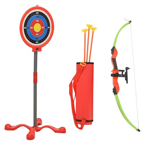 vidaXL Ensemble de tir à l'arc et de flèches avec cible pour enfants80361