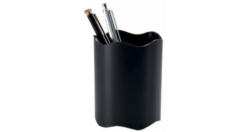 Durable TREND Pen Pot & Pencil Holder for Desk Organisation Black