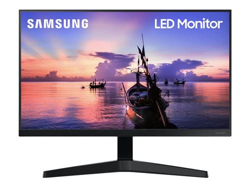 Samsung F24T354FHR - LED-monitor - 24 - 1920 x 1080 Full HD (1080p) @ 75 Hz - IPS - 250 cd/m² - 1000:1 - 5 ms - HDMI, VGA - donkergrijs/blauw