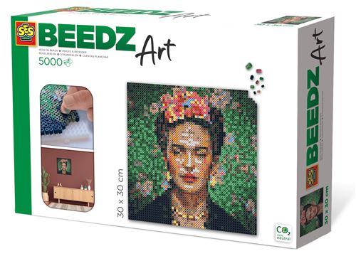 SES Creative- Beedz Art-Frida Kahlo 5000 Perles &agrave; Repasser, 06011