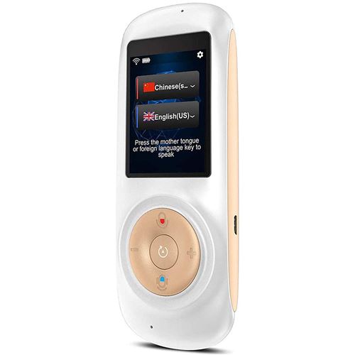 Traducteur Vocal Instantané VORMOR 72 Langues Connexion WIFI Hotspot - Blanc