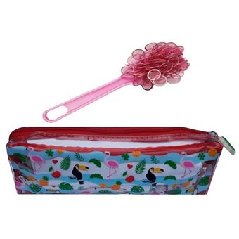 100 pions de loto aimantes + baton magnetique ramasse jetons + trousse - kit 3 en 1 loto bingo - nouveau coloris rose - 1