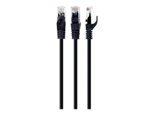 Cablexpert - Cordon de raccordement - RJ-45 (M) pour RJ-45 (M) - 50 cm - UTP - CAT 6 - moulé, bloqué - noir