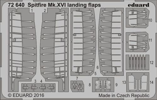 Spitfire Mk.Xvi Landing Flaps F.Eduard - 1:72E - Eduard Accessories
