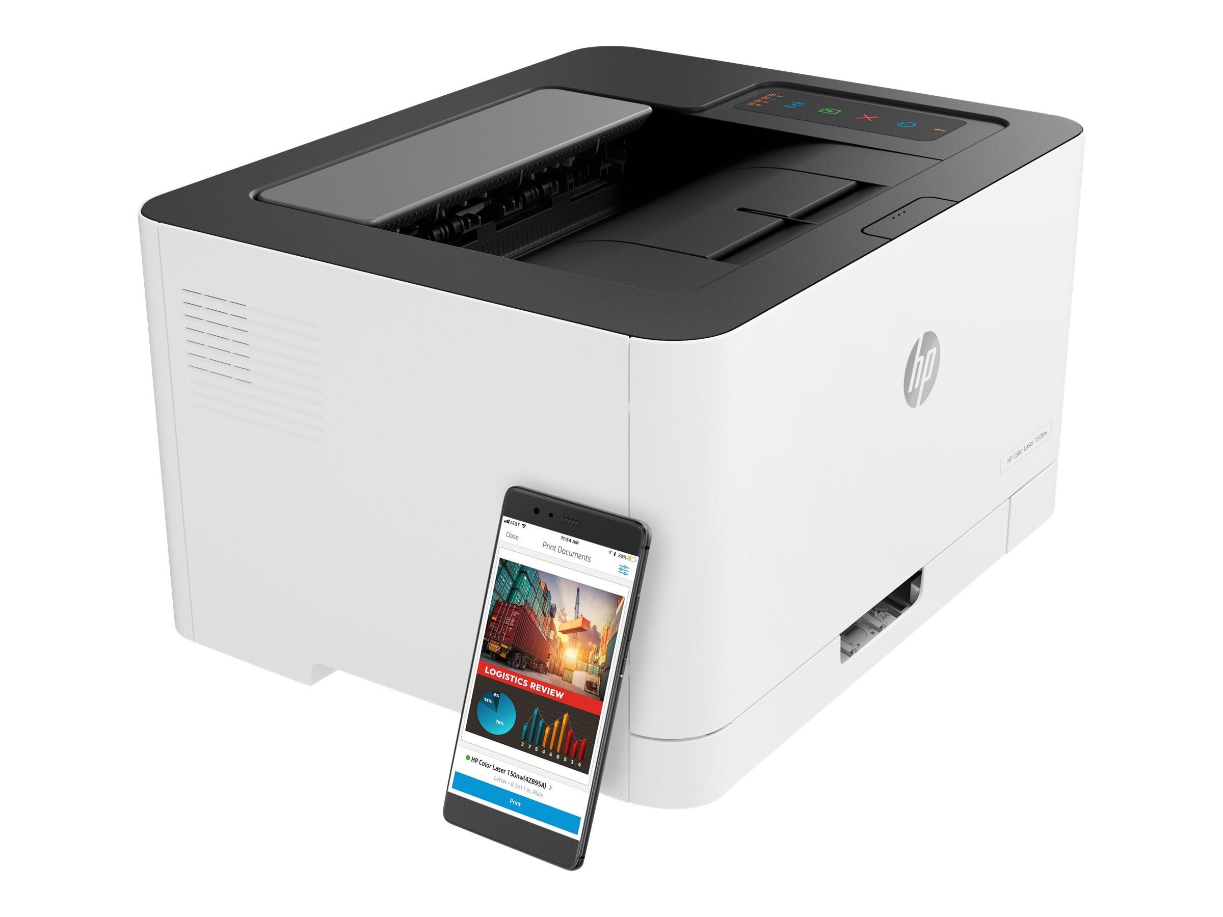 HP Color Laser 150nw Printer kleur laser A4/Legal 600 x 600