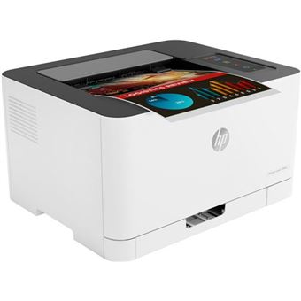 HP Color Laser 150nw - Imprimante - couleur - laser - A4/Legal - 600 x 600 ppp 4 ppm (couleur) - jusqu'à 18 ppm - capacité : 150 feuilles - USB 2.0, LAN, Wi-Fi(n)