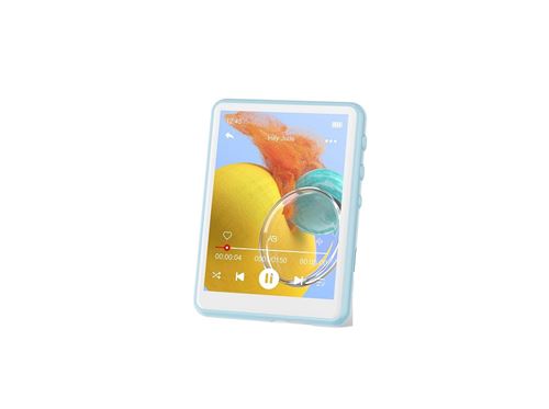 Lecteur MP3 de 2,4 pouce 64 go Bluetooth 5.0 bleu AQ0917 VENDOS85