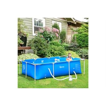 Piscine tubulaire rectangulaire 252L x 152l x 65H cm