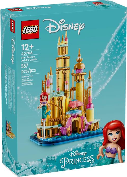 Lego Marvel Lego Disney 40708 Le Mini-Château D'ariel De Disney - Image 3