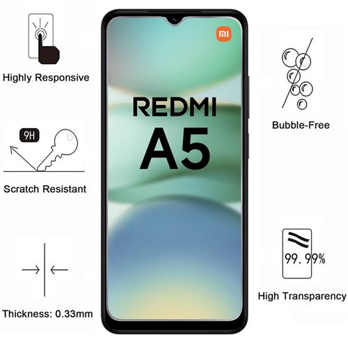 Kit écran Complet Pour Xiaomi Redmi 5 - 5.7 Pouces - Vitre + LCD + Verre Trempé + Outils - Neuf