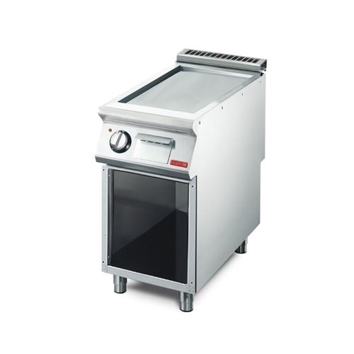 Plancha electrique professionnelle avec plaque lisse 400V 5,4kW 