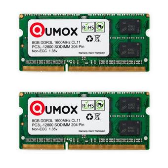 Mémoire RAM Crucial Mémoire RAM 8Go DDR3-1866MHz 8Go DDR3 PC3-14900S  1866MHz CL13 SO-DIMM 204Pin
