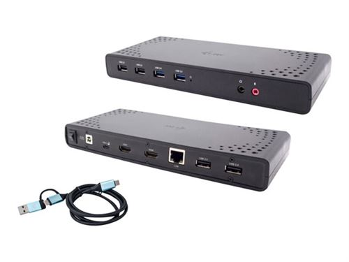 i-Tec - Station d'accueil - USB-C / USB4 / Thunderbolt 3 / Thunderbolt 4 - HDMI - 1GbE